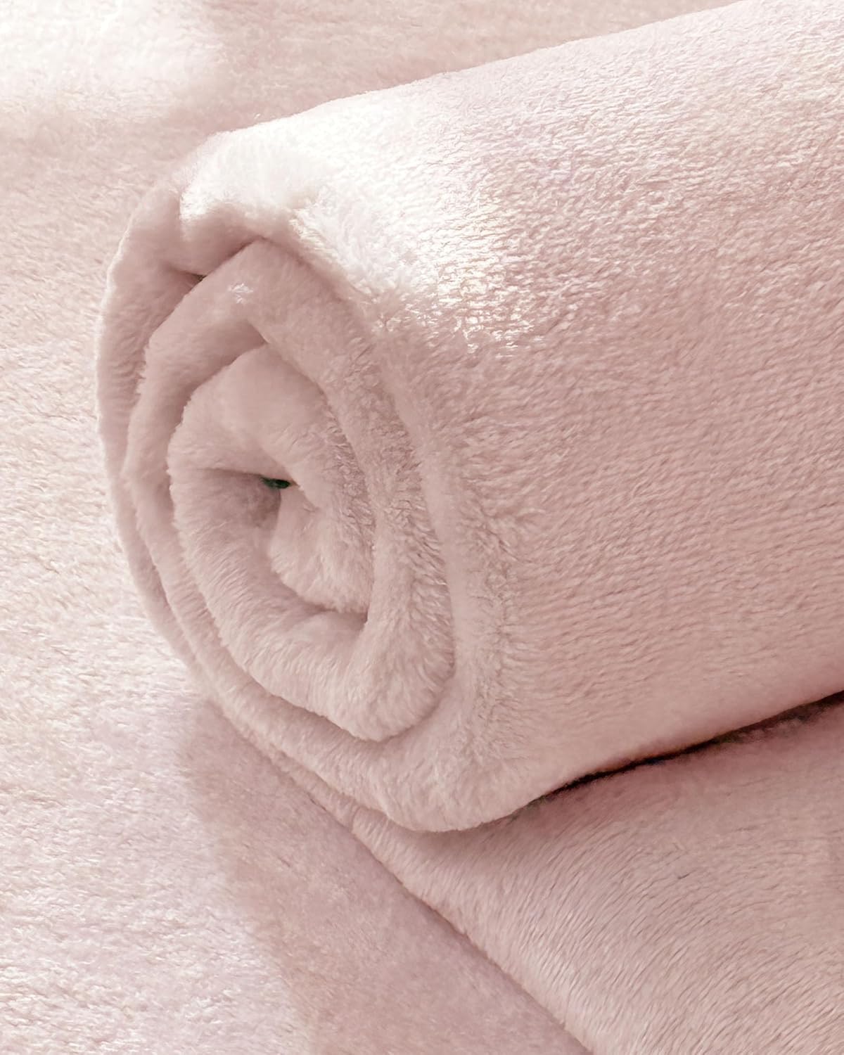 Thumbnail 6 de blunique Fleece Blanket Solid Lightweight Flannel – Pink, King 104x90 inches