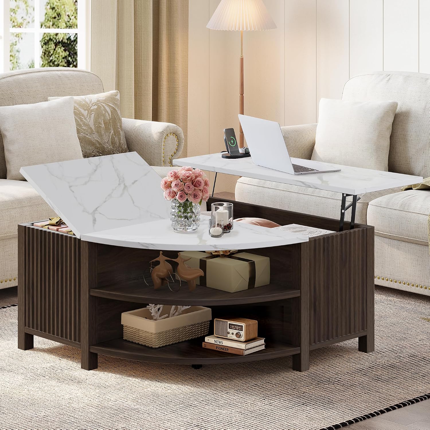 Thumbnail 1 de Homiflex Lift-Top Coffee Table, 35.4-Inch