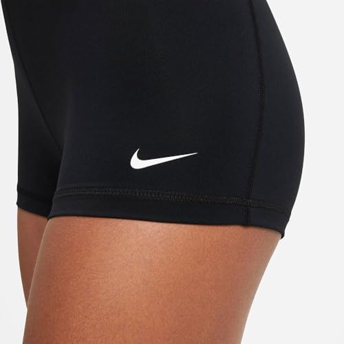 Thumbnail 4 de Nike mujer shorts Regular Fit Black/White (talla L) con cintura elástica transpirable