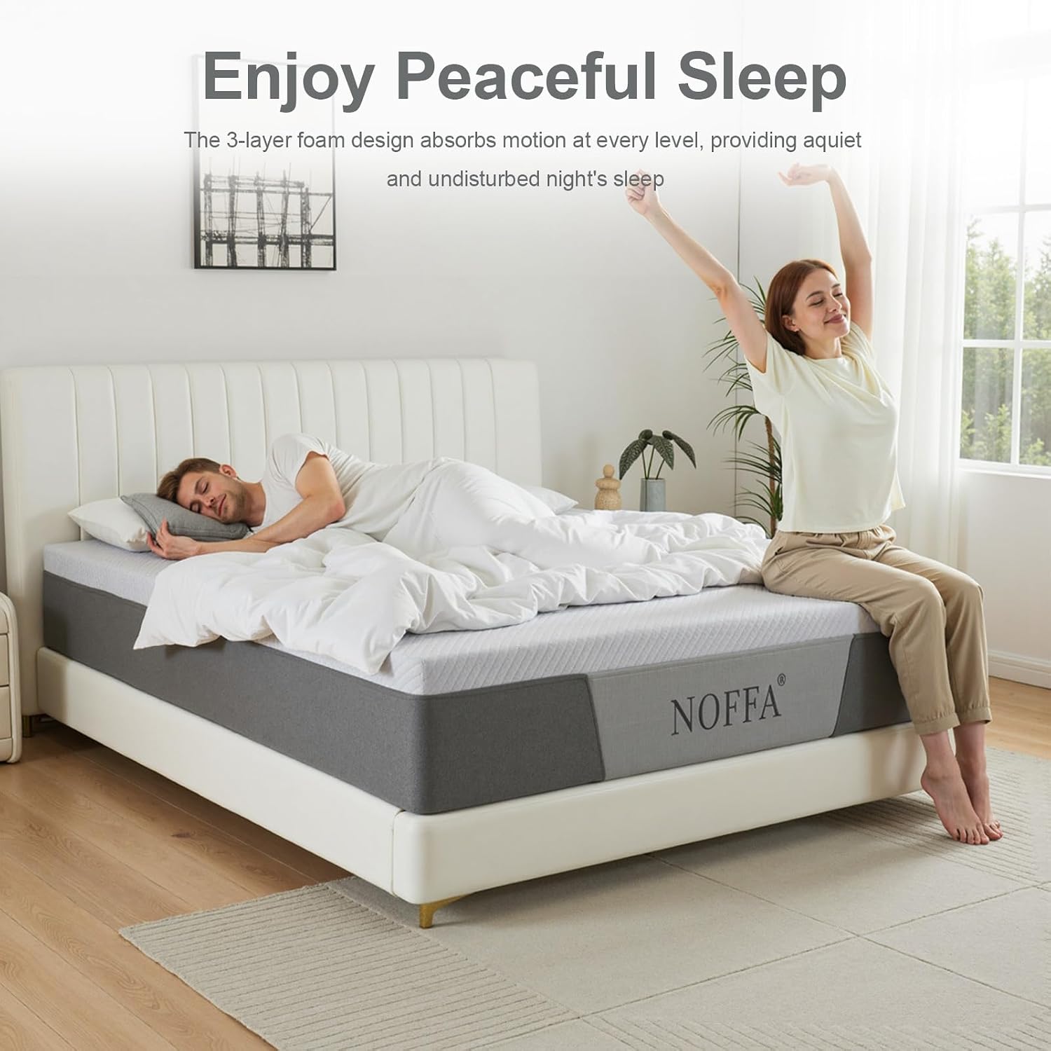 Thumbnail 6 de NOFFA Full Mattress 12-Inch