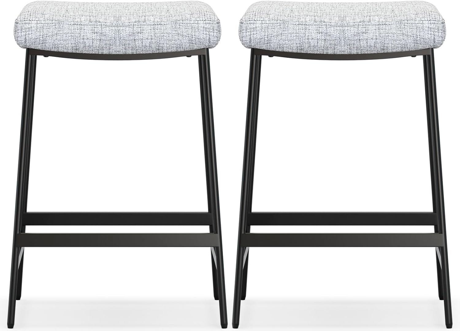 Thumbnail 6 de Skokliz CH006-AM7CA45372 Backless Counter-Height Bar Stools, Set of 2