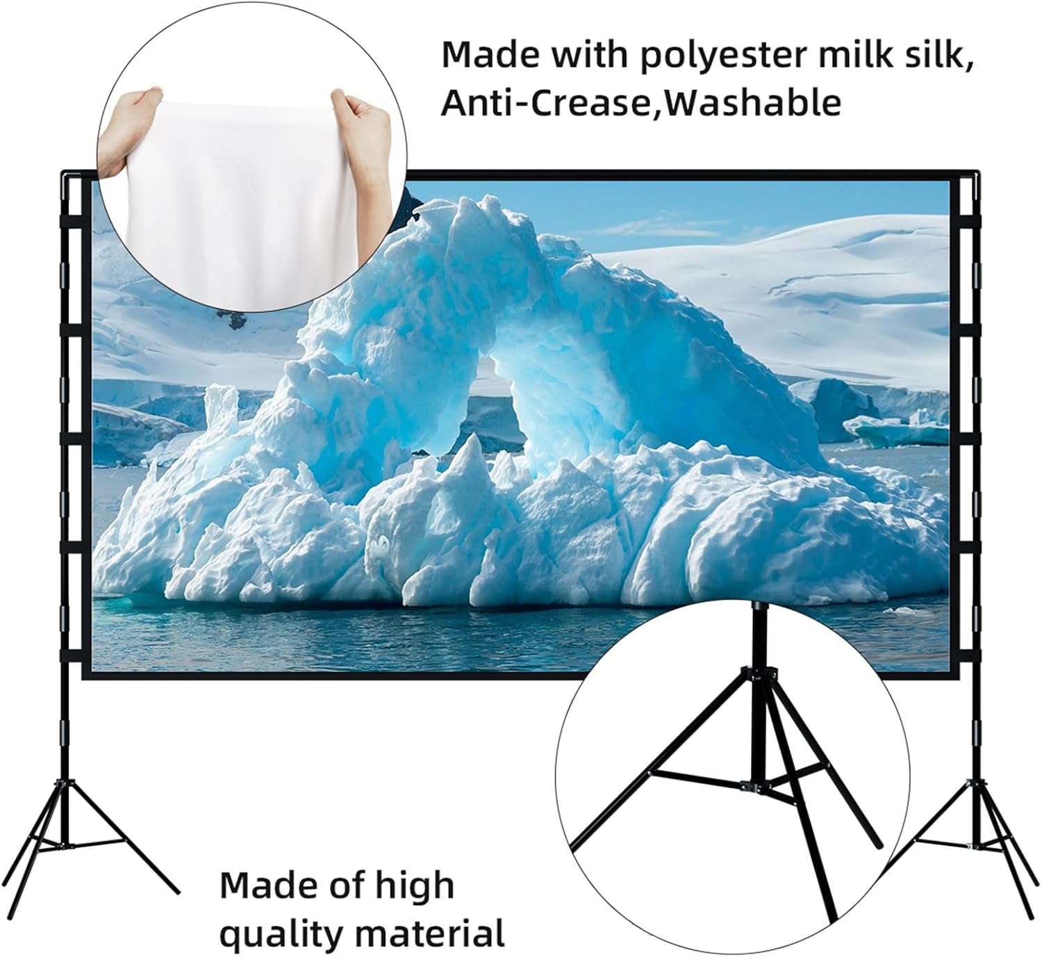 Detalle 2 de TOWOND Projector Screen 100 inch 16:9