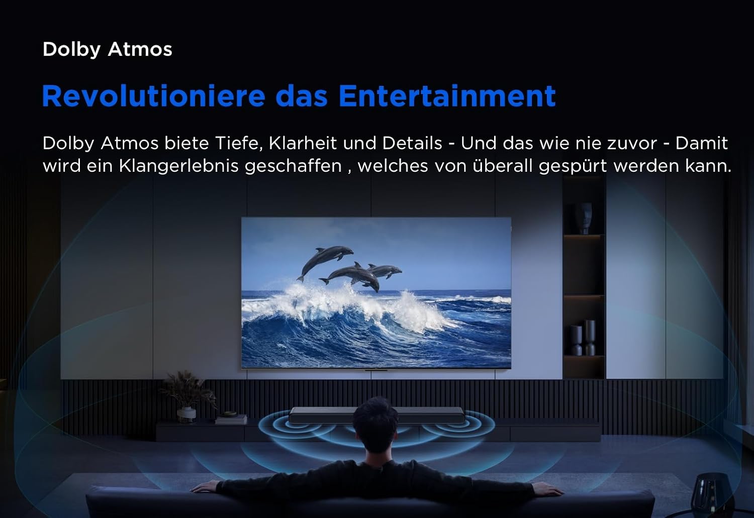 Detalle de TCL S45HE Soundbar (2.0, 100 W) mit Dolby Atmos & DTS Virtual:X, HDMI eARC und Bluetooth 5.2