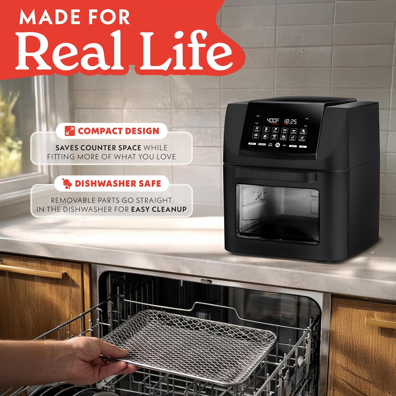 Thumbnail 6 de Gourmia Air Fryer Oven 14 Qt