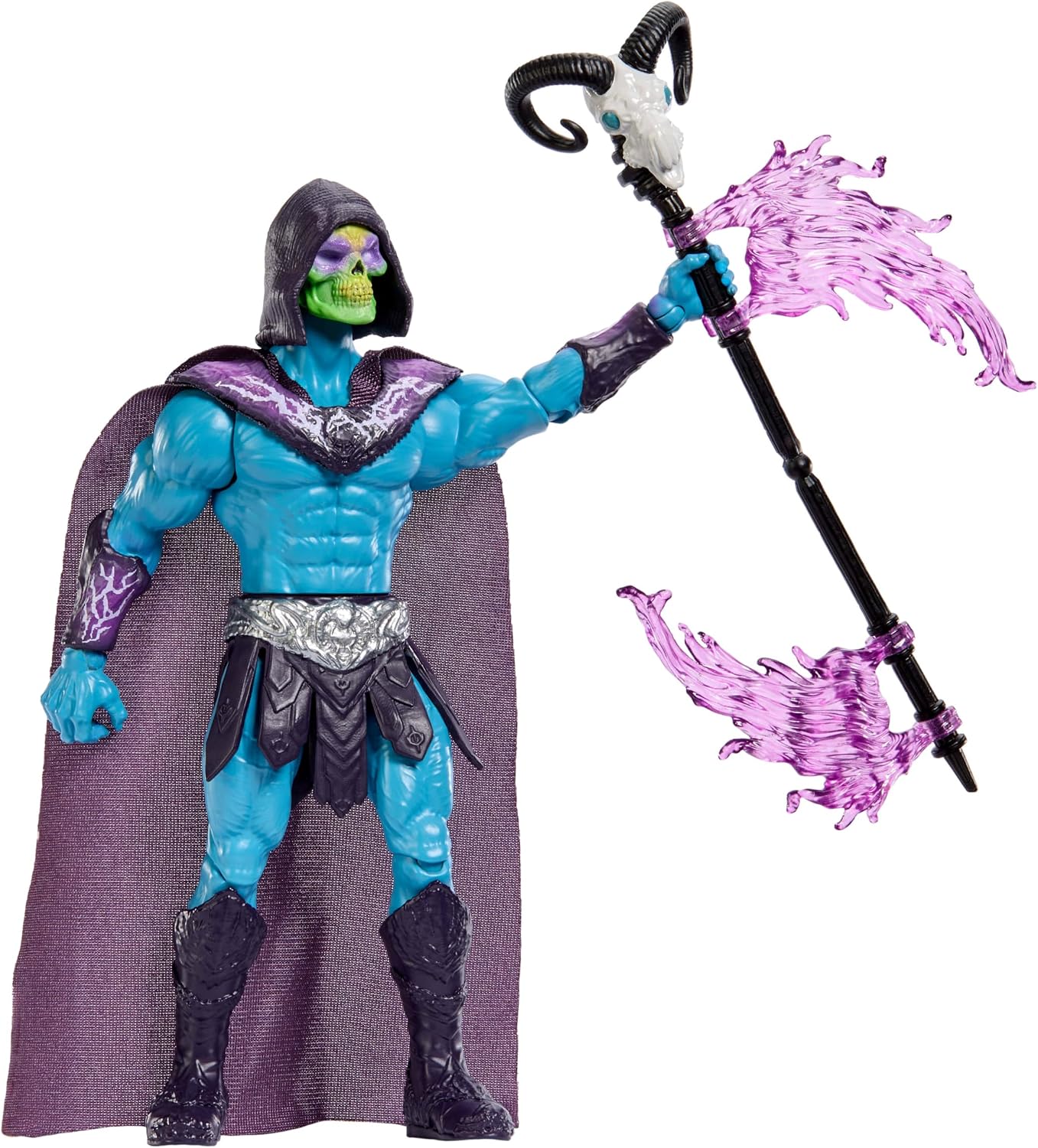 Thumbnail 4 de Masters of the Universe: Skeletor, action figure con scettro Havoc – 14 cm, versione ispirata al film 2026