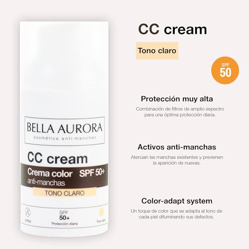 Thumbnail 4 de BELLA AURORA CC Cream Antimanchas SPF50+