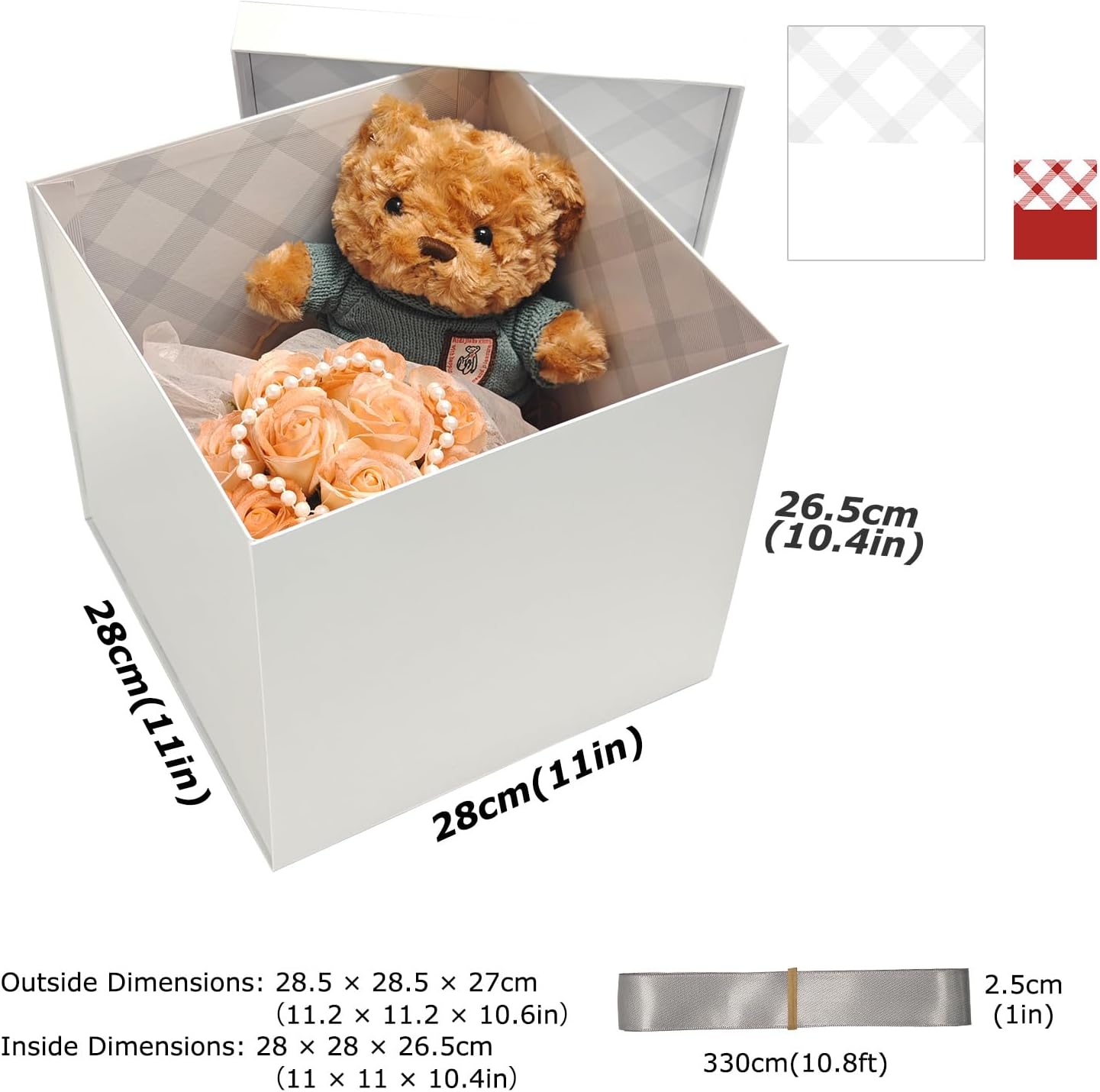 Thumbnail 1 de Tekhoho Geschenkbox 28x28x26,5 cm 🎁