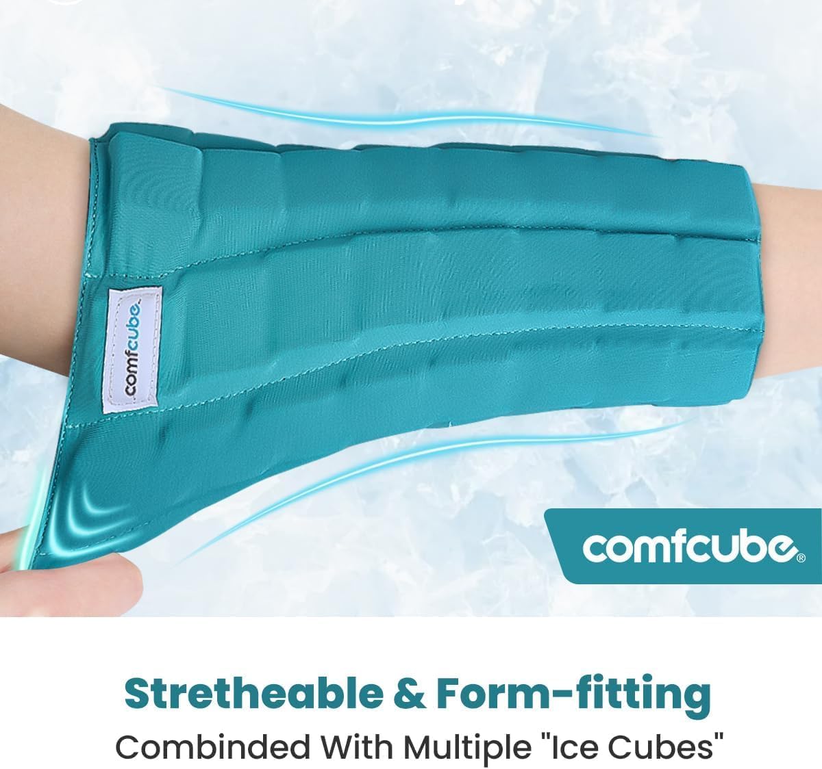 Thumbnail 3 de Comfcube Elbow Ice Pack Wrap: 2-Hour Cold Compression for Tendonitis, Tennis Elbow, and More
