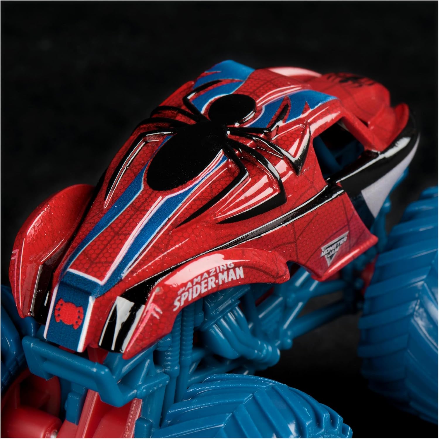 Detalle de Monster Jam – Coffret de 5 véhicules Die-Cast 1:64 Marvel (5 trucks officiels) pour collection