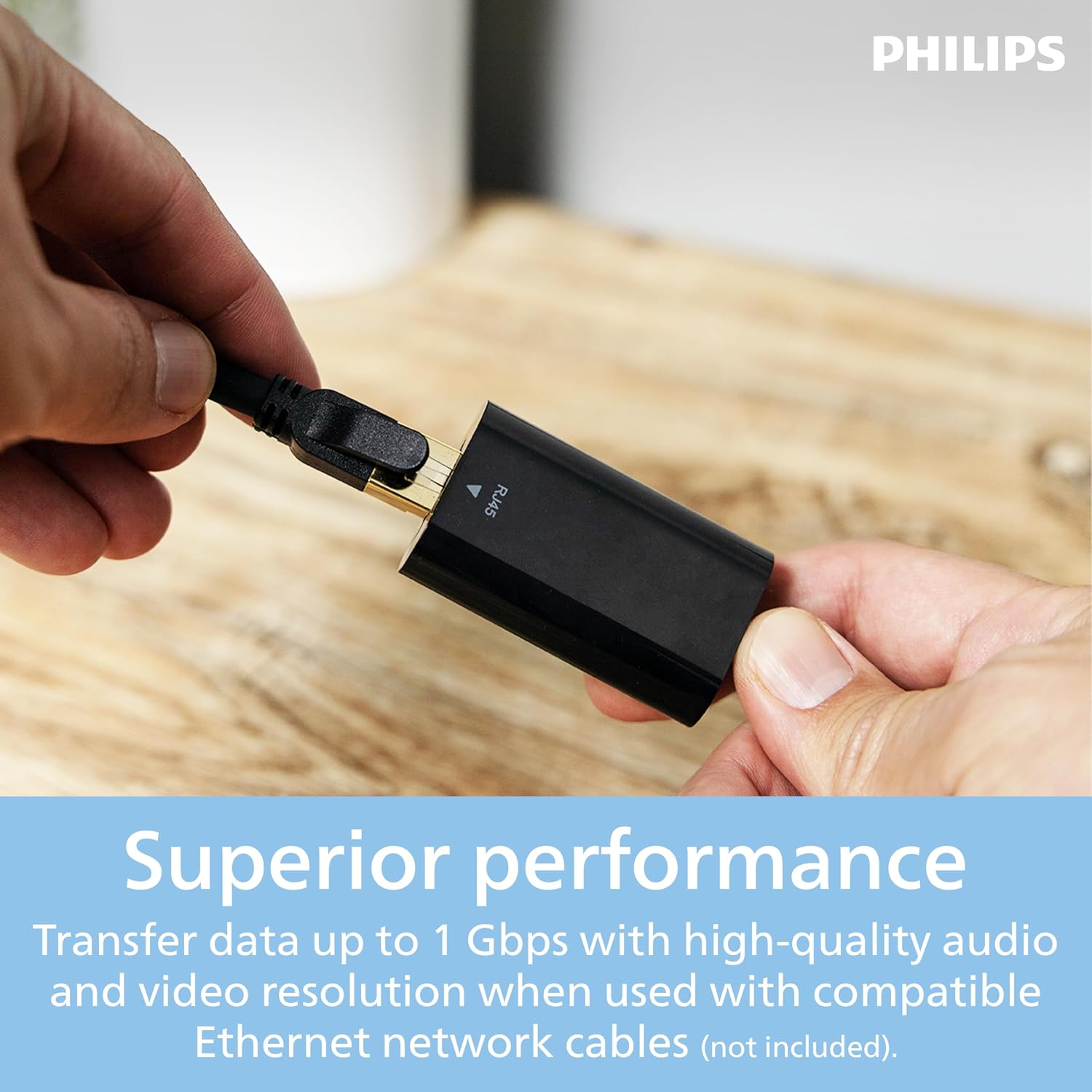 Detalle 1 de Philips USB-C Ethernet Adapter 1 Gbps 🔌