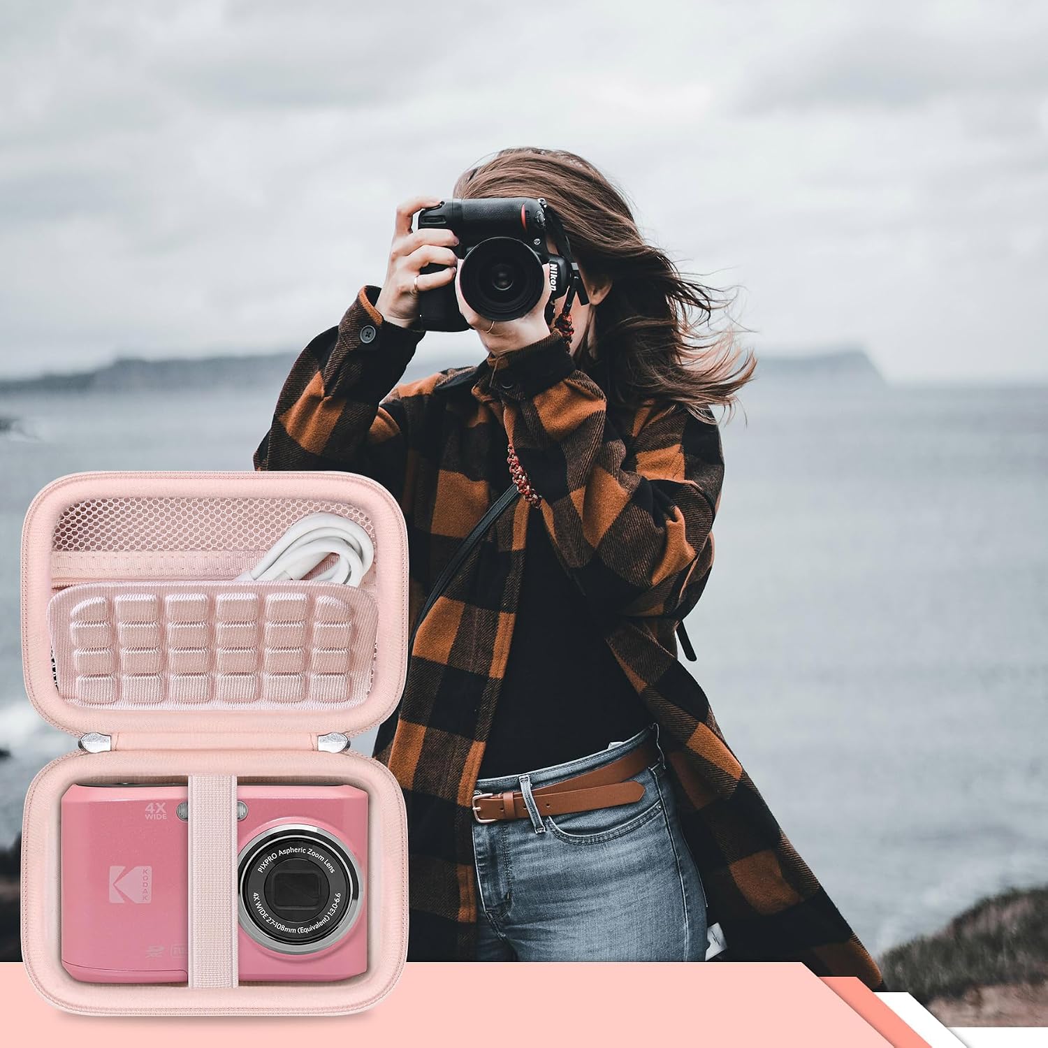 Thumbnail 6 de RAIALL Compact camera case for PIXPRO FZ55