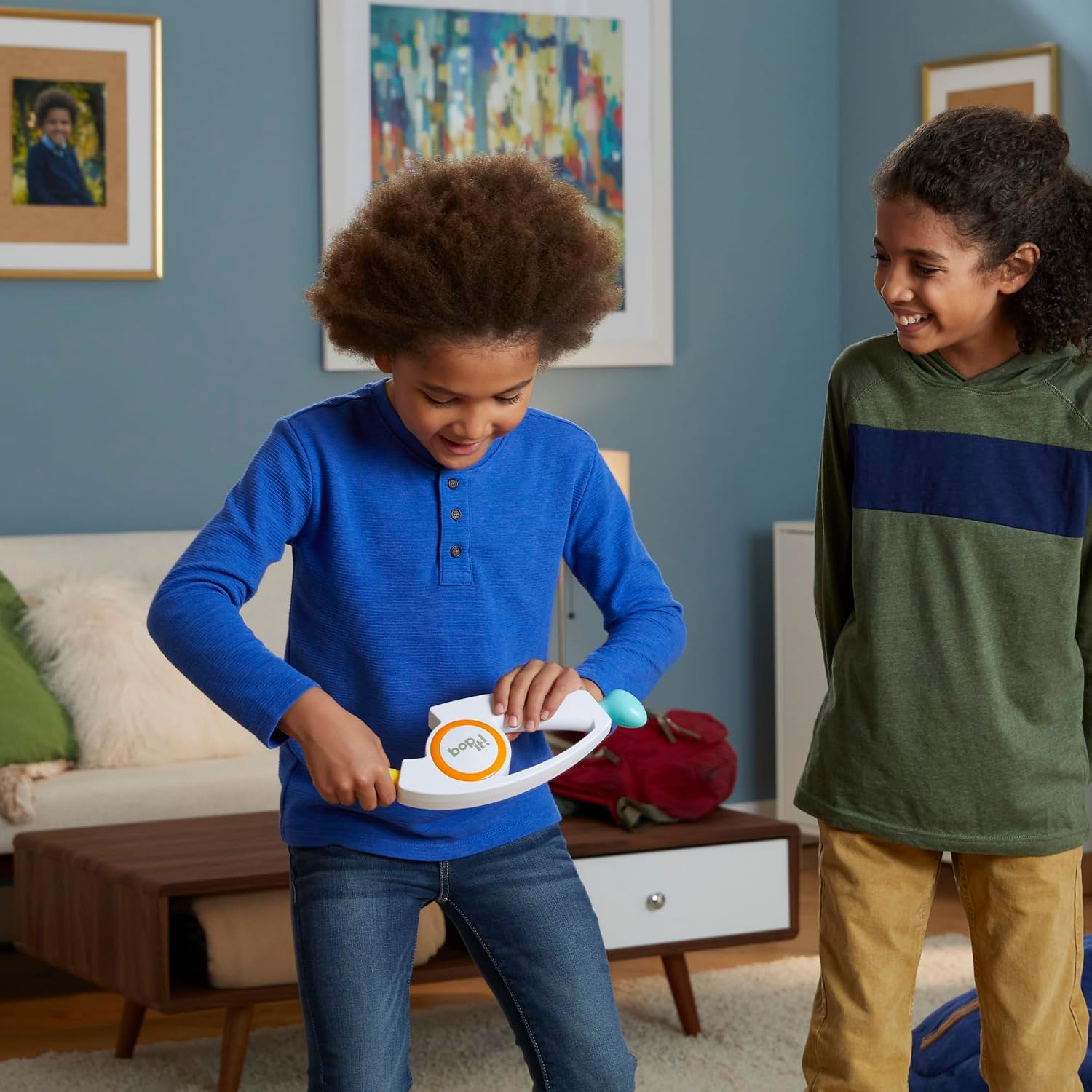 Detalle de Hasbro Gaming Bop It – elektronisches Partyspiel für Reaktionstests mit Multiplayer-Modus