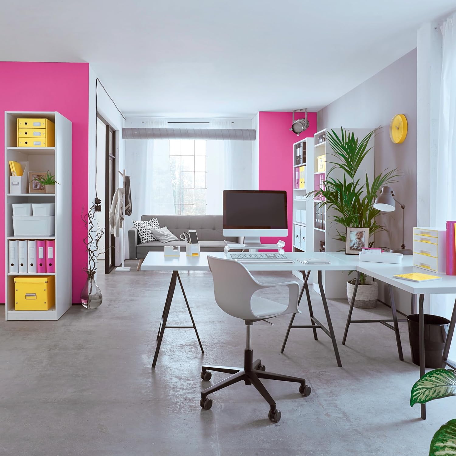 Thumbnail 6 de Leitz Qualitäts-Ordner 180° Active WOW Pink, 5er Pack, A4, 82 mm Rückenbreite