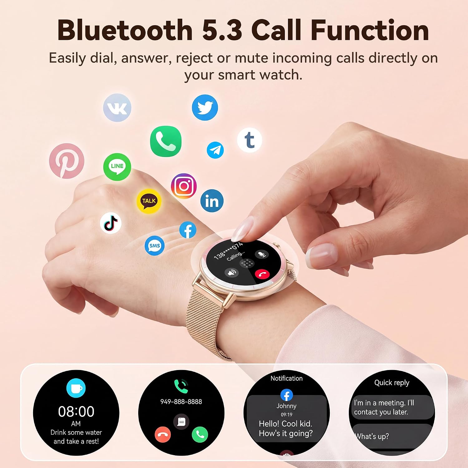 Detalle 2 de Smart Watch with 1.27-Inch Display