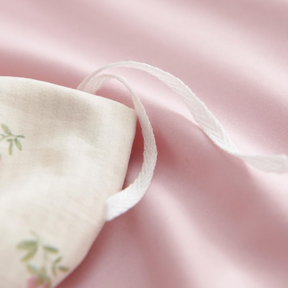 Thumbnail 6 de Michorinee Housse de Couette 200x200 Rose Fleurie