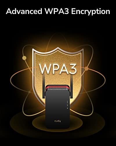 Detalle 1 de Cudy RE3000 Wi-Fi Range Extender 📶 Black