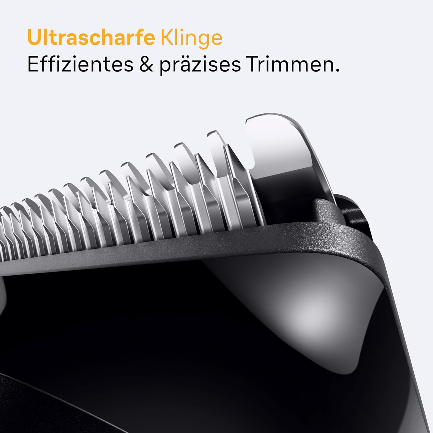 Detalle 2 de Braun Barttrimmer Series 5 BT5565 Grau – elektrischer Bartschneider mit 9 Zubehörteilen, 40 Längen und wasserdicht