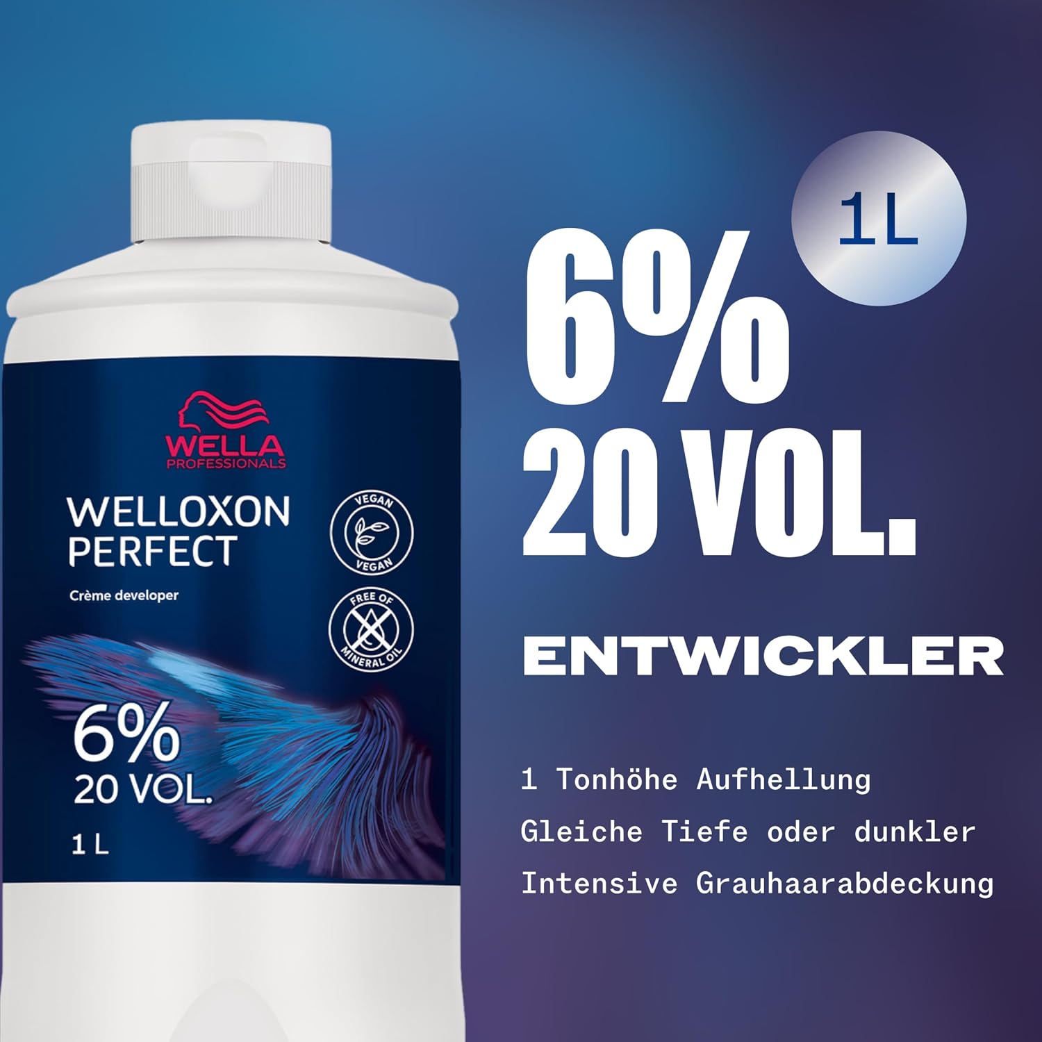 Detalle de Wella Professionals Welloxon Perfect Entwickler – Wasserstoffperoxid für Haarfarbe & Tönung