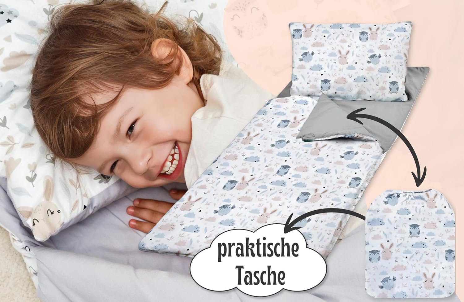 Thumbnail 4 de Schlafsack Kinder 75x140 cm Eulen