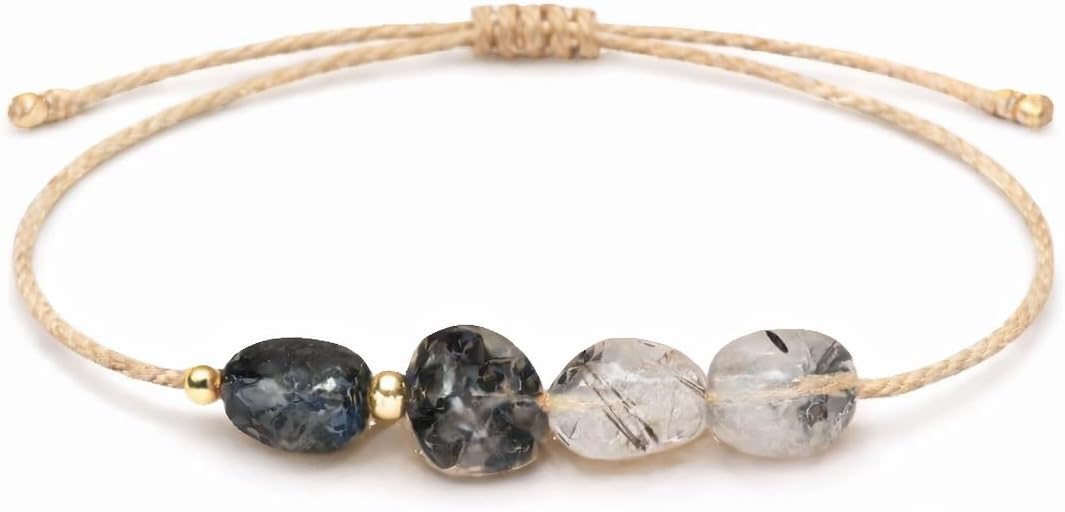 Thumbnail 4 de Lunarié Zodiac Stone Bracelet – Handmade Natural Crystal Bead Adjustable Astrology Jewellery