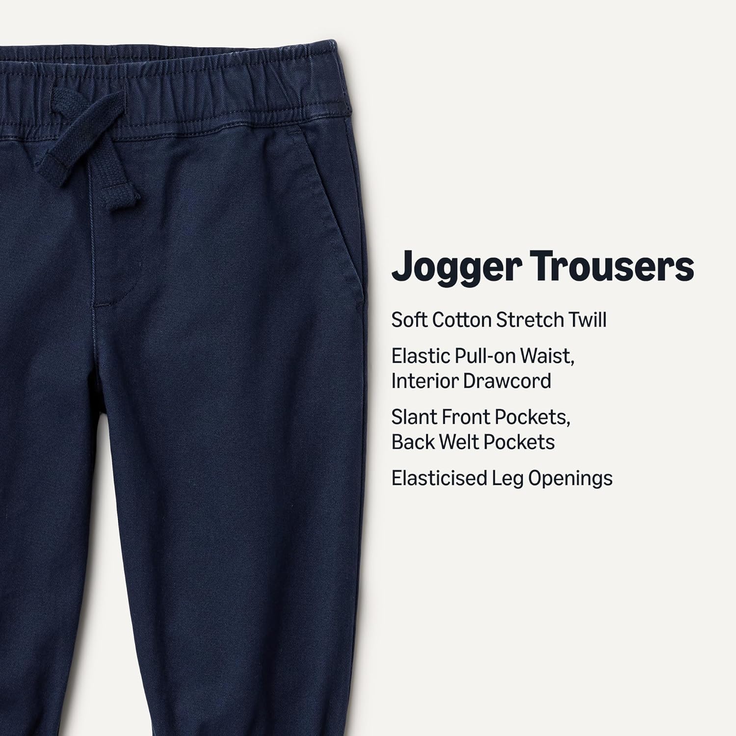 Thumbnail 2 de Amazon Essentials Unisex Kids Pull-On Twill Jogger Bottoms