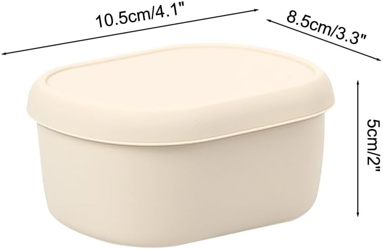 Thumbnail 5 de MiOYOOW 4-Pack Reusable Silicone Snack Containers – 200ml, Stackable & Leakproof