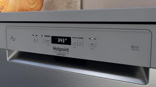 Thumbnail 7 de Hotpoint HFC3C33WX – Lave-vaisselle pose-libre 14 couverts, Zone Wash 3D, Active Dry, Inverter, Silent 43 dB, Inox