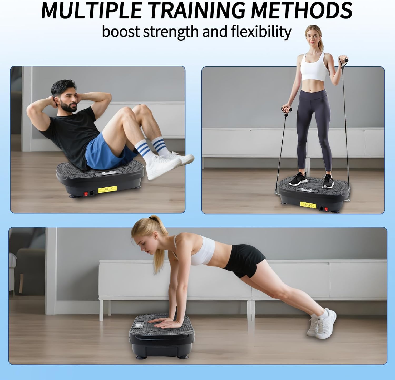 Detalle 1 de Homesy Vibration Plate 300 lb platform