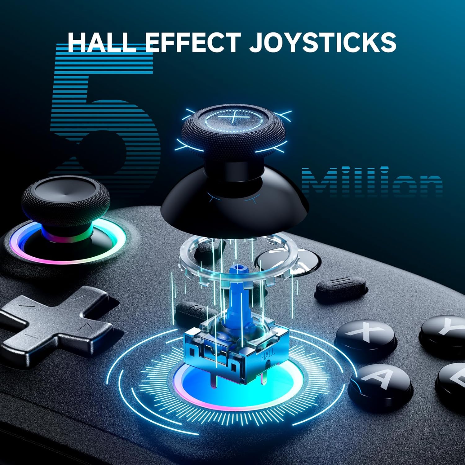 Thumbnail 1 de ECHTPower PC Gaming Controller Wireless