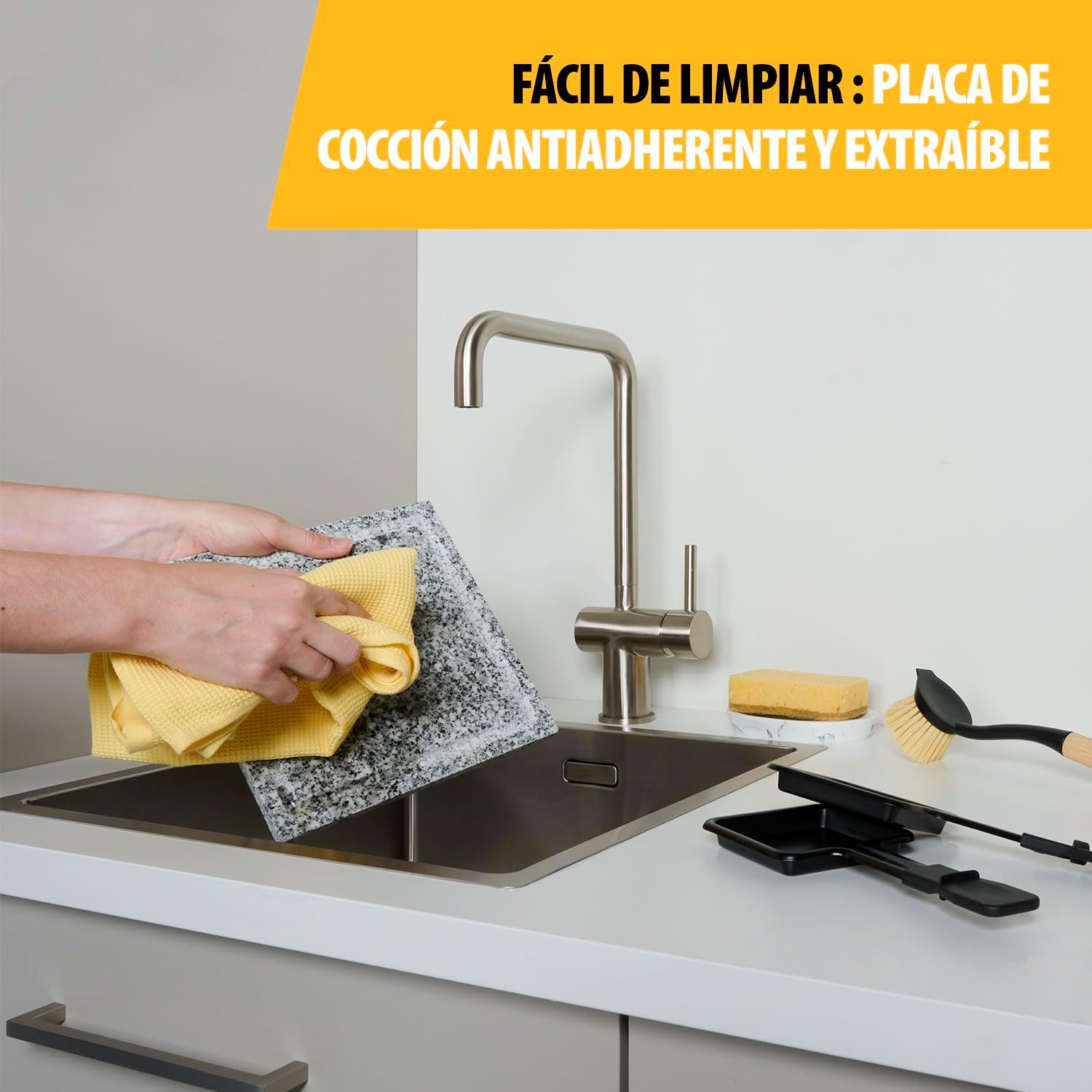 Thumbnail 4 de Tristar RA-2745 Raclette con piedra y 4 sartenes 🍳