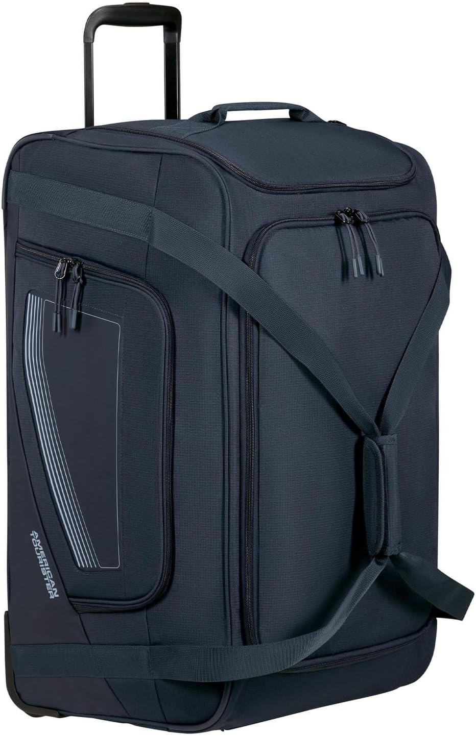 Detalle de American Tourister City Racer Reisetasche mit Rollen, 98 L, Navy