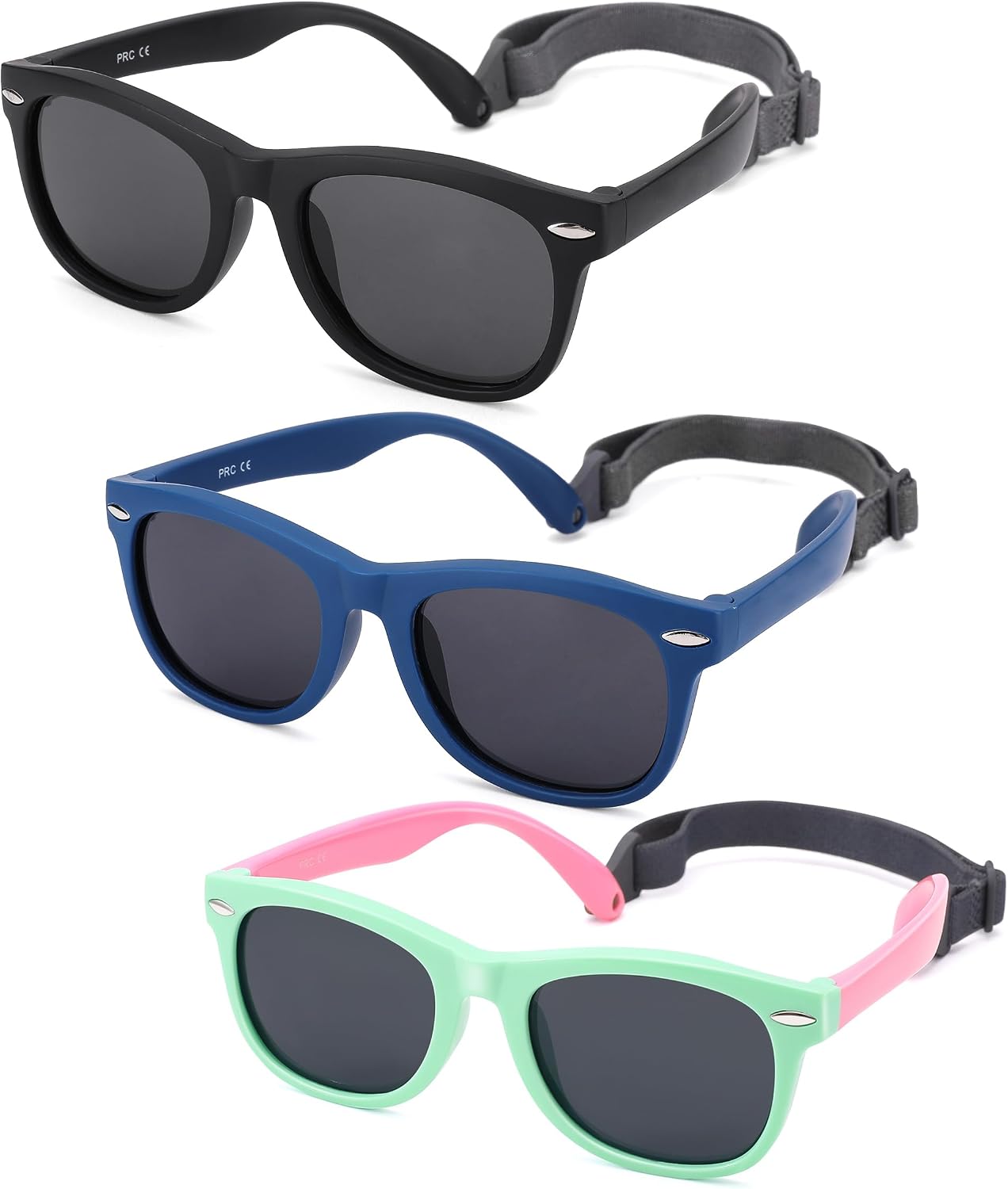 Thumbnail 6 de Polarized Baby Sunglasses with Strap — Unbreakable, Flexible Infants Shades for 0–24 Months