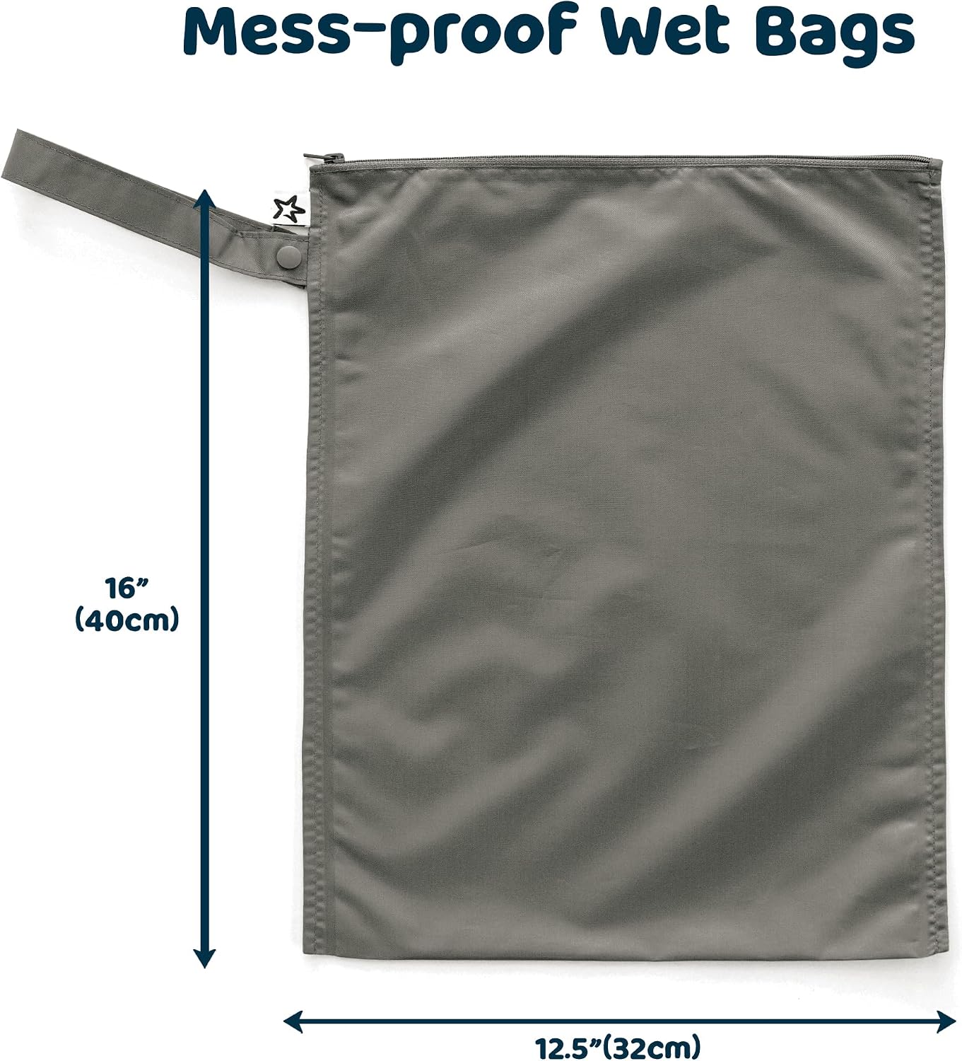 Detalle de Tiny Twinkle Waterproof Wet Bag 2-Pack: Reusable Baby Travel Wet & Dry Bags