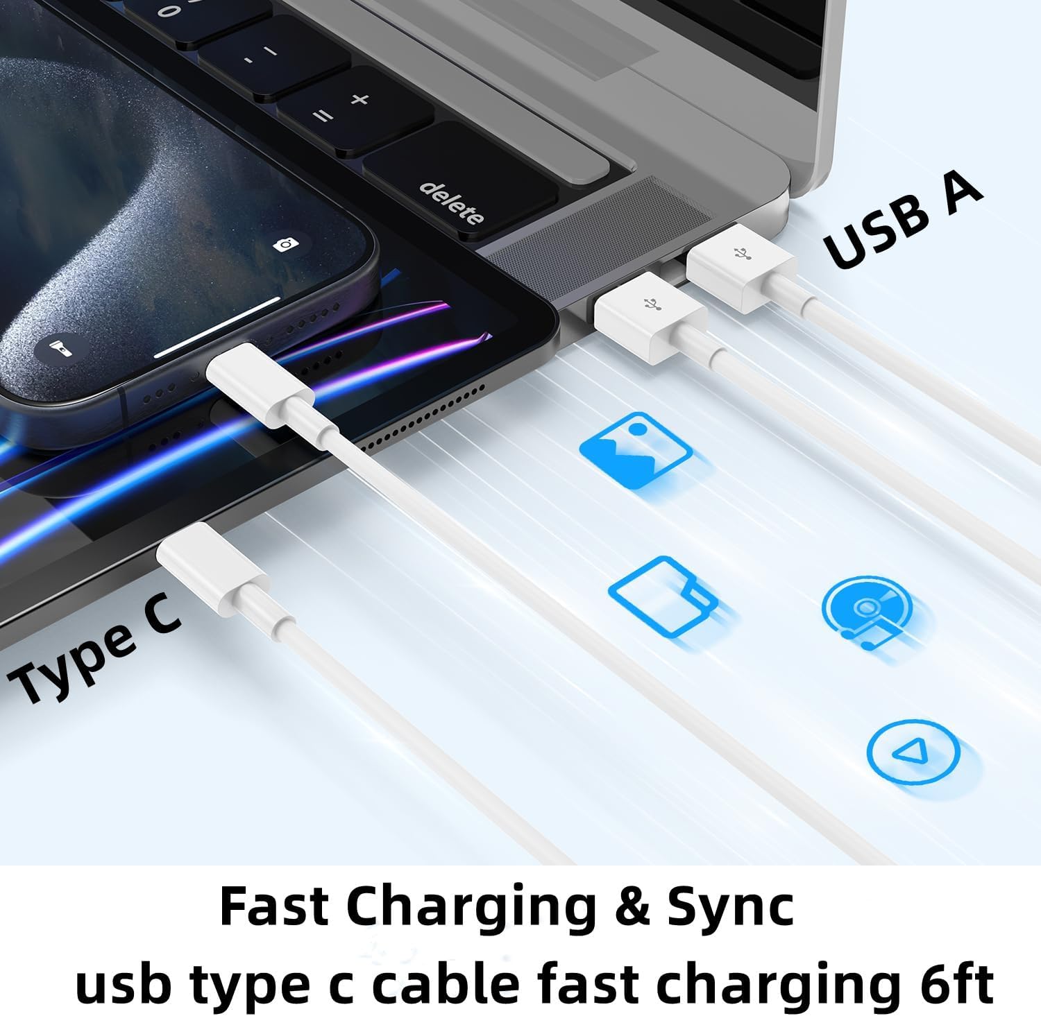 Thumbnail 4 de 6ft CarPlay Cable for iPhone