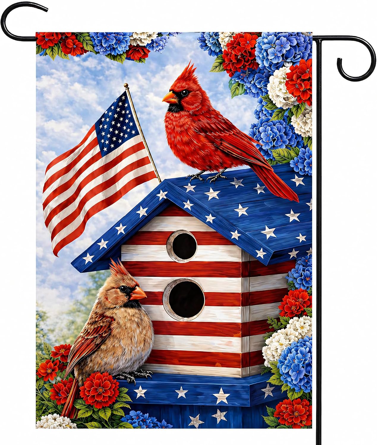 Thumbnail 6 de OHOME Halloween Garden Flag, Double-Sided Polyester, 12 x 18 Inch