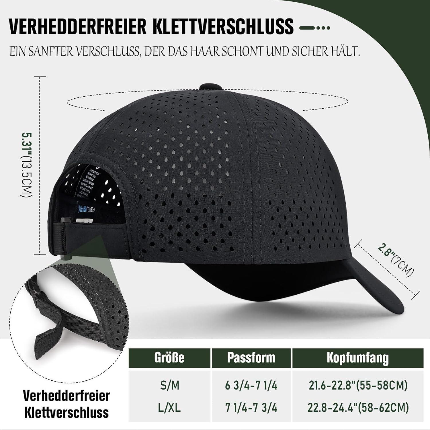 Thumbnail 4 de AOPREL Baseball Cap: Wasserdicht, atmungsaktiv mit UV-Schutz für Outdoor-Aktivitäten