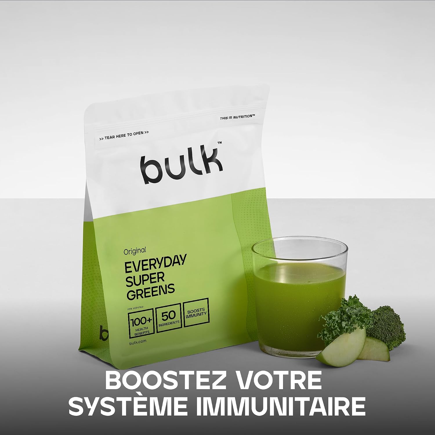 Detalle 2 de Bulk Everyday Super Greens Poudre 60 portions đ„€