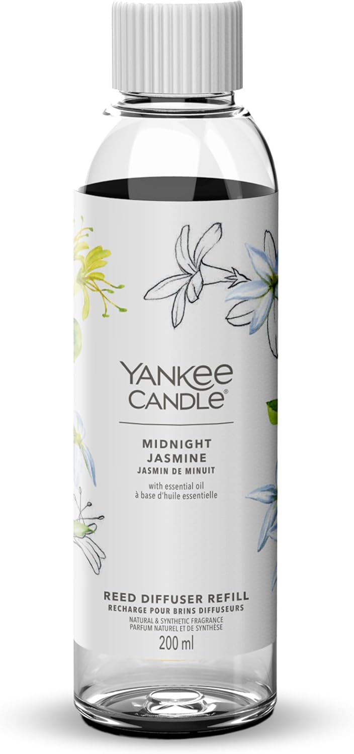 Detalle 2 de Recharge brins diffuseur Yankee Candle Signature Ambre et Bois de Santal – 200 ML