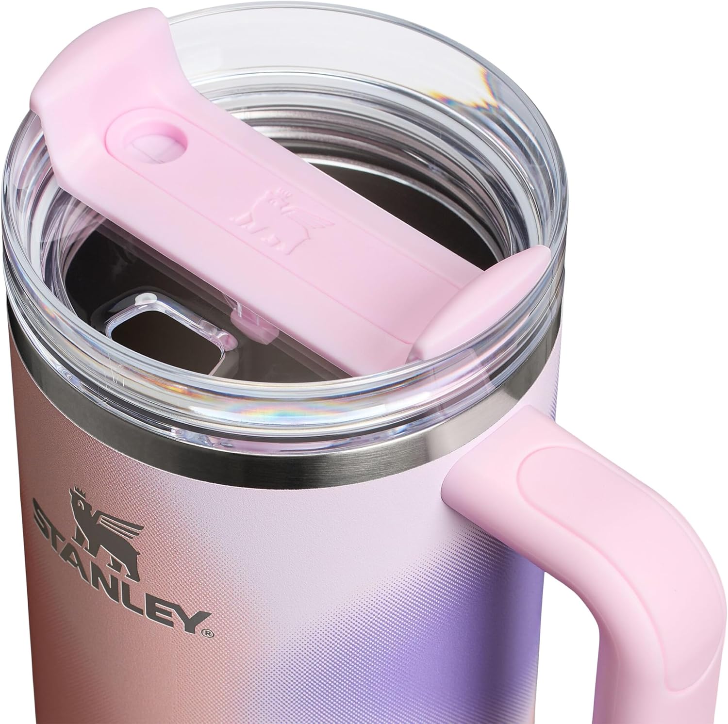 Thumbnail 6 de STANLEY Quencher H2.0 FlowState Tumbler 1.2L in Rose Petal Motion – vacuum insulated cold drinks bottle