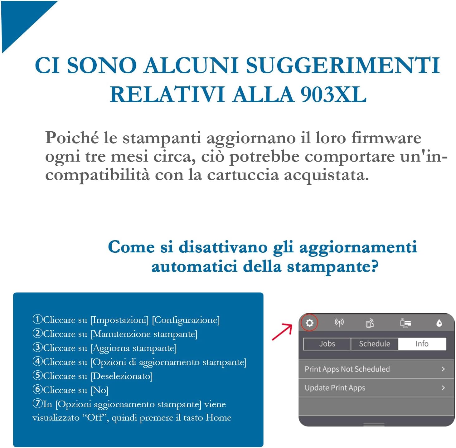 Thumbnail 4 de Paeolos 903XL Nero - Cartucce d'inchiostro compatibili per HP OfficeJet 6950/6960-6979 (Confezione da 2)