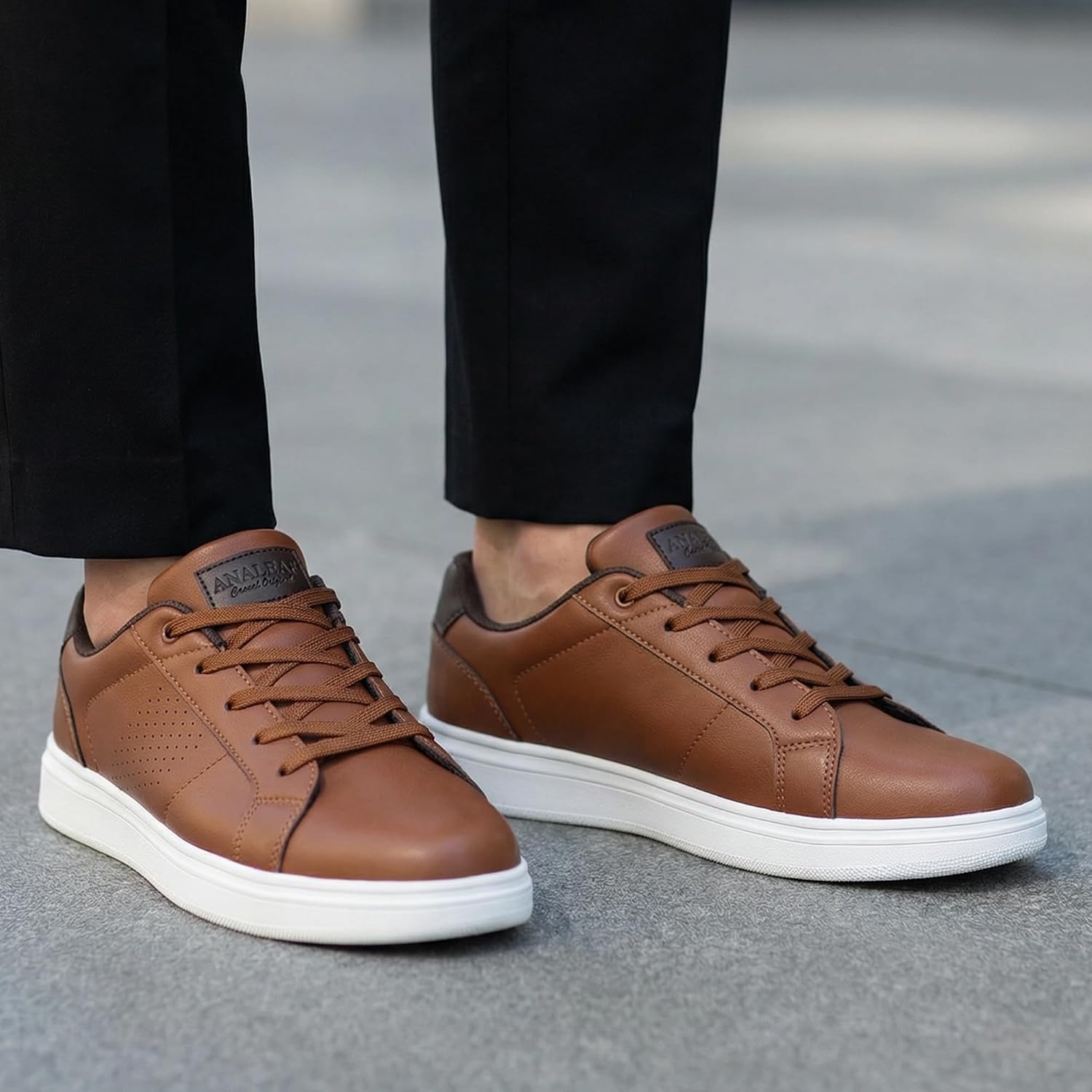 Thumbnail 6 de ANALeAF Men's Casual Trainers Dress Shoes: Breathable, Comfortable Everyday Fitness for Work and Weekend