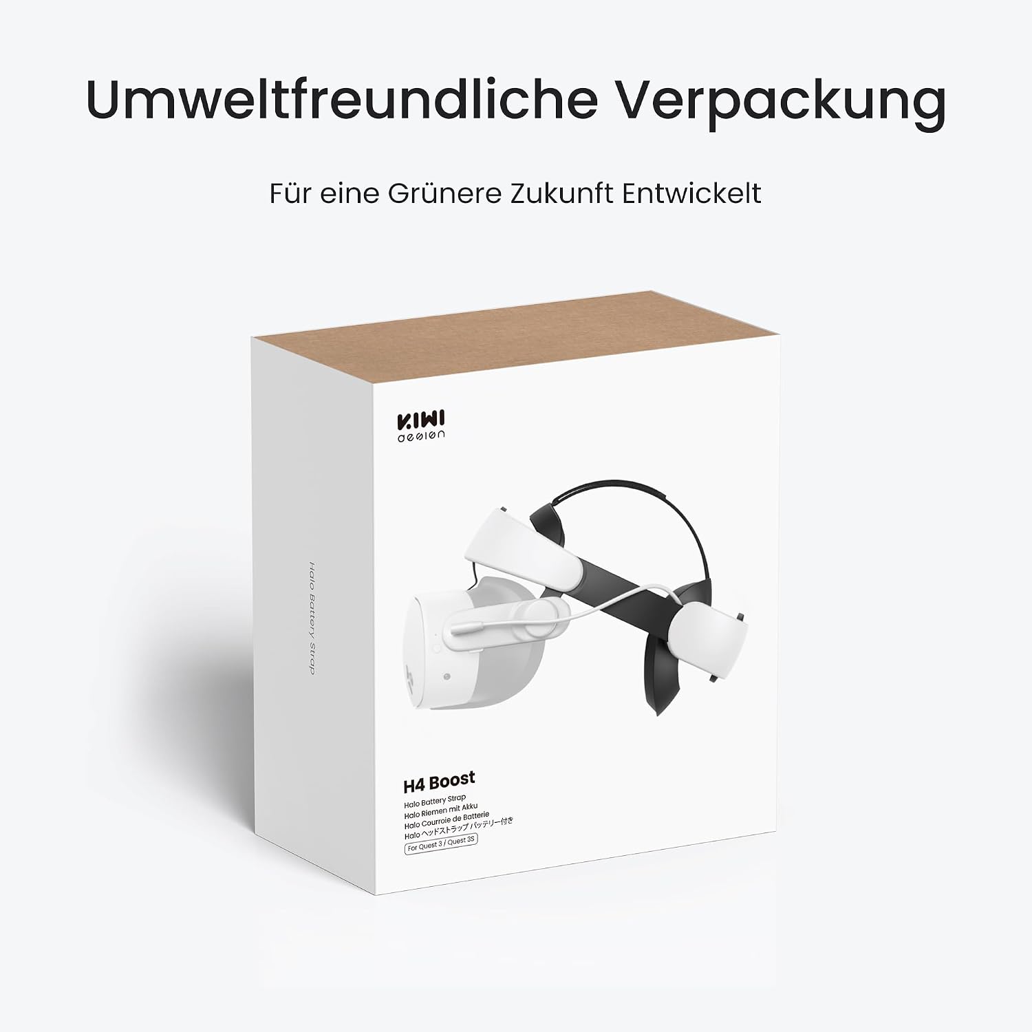 Thumbnail 6 de KIWI design H4 Boost Head Strap mit Akku – kompatibel mit Meta Quest 3/3S