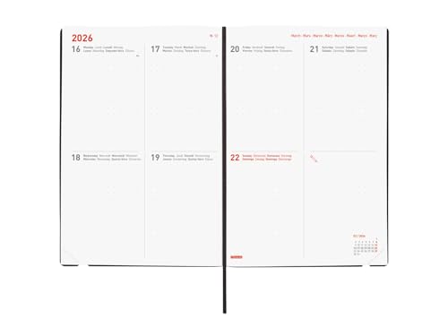 Thumbnail 4 de Finocam Agenda Dotted 16 meses 2025–2026 Negro