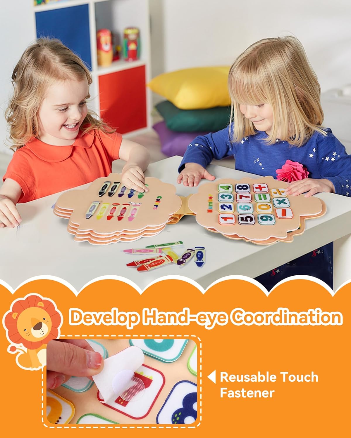 Thumbnail 3 de Heypappy Busy Board Montessori – 12-in-1 Lernboard für Kinder ab 3 Jahre