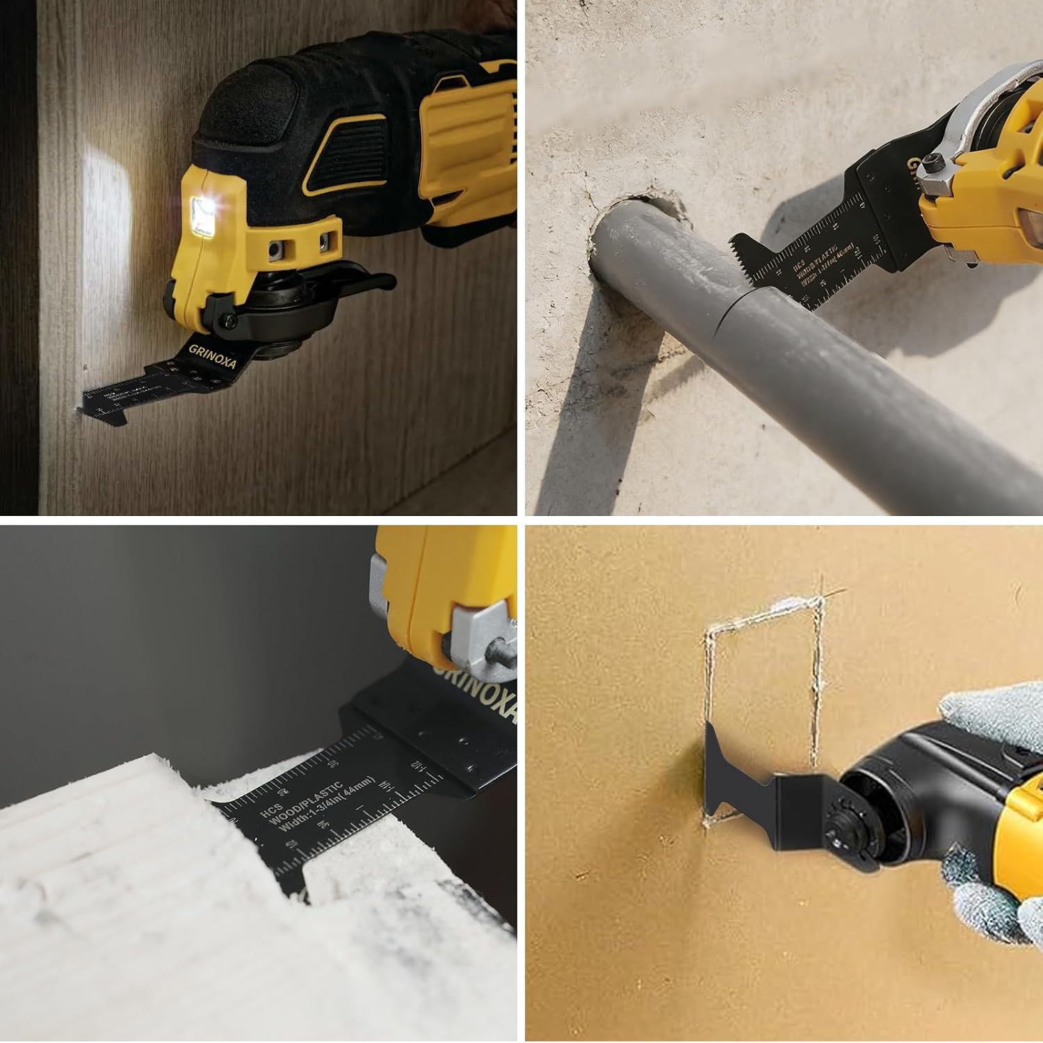 Detalle 2 de GRINOXA Oscillating Tool Blades High-Carbon Steel