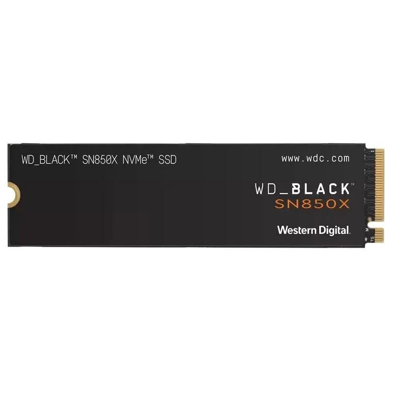 Detalle de WD_BLACK SN850X 1TB: SSD M.2 NVMe de alto rendimiento para gaming sin disipador