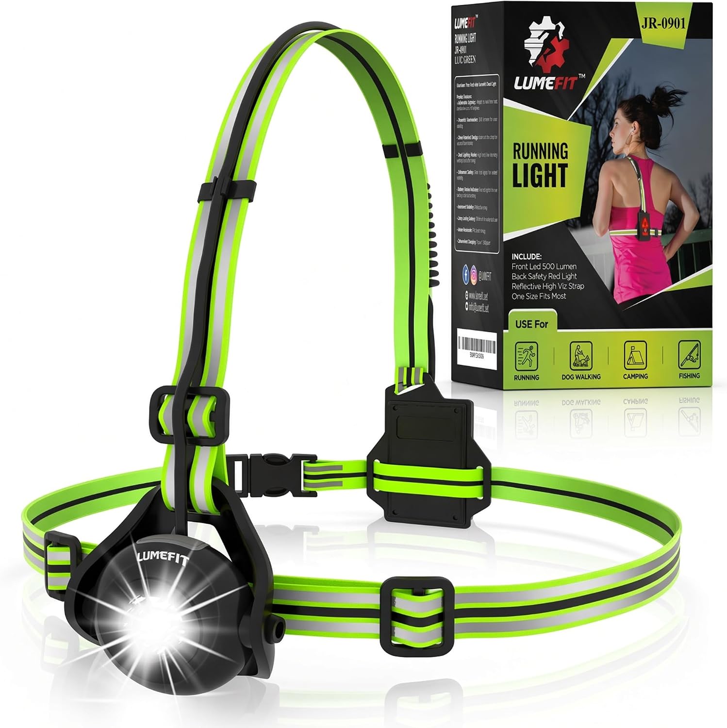 Thumbnail 3 de LUMEFIT Run Light 500 Lumen chest lamp