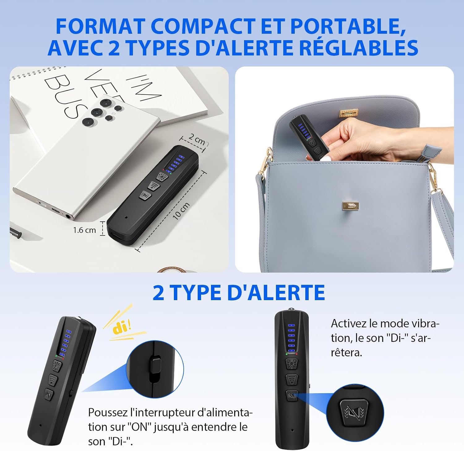 Thumbnail 4 de Koilboane Détecteur de Caméra et Micro Espion — Détecteur GPS Voiture et RF portable