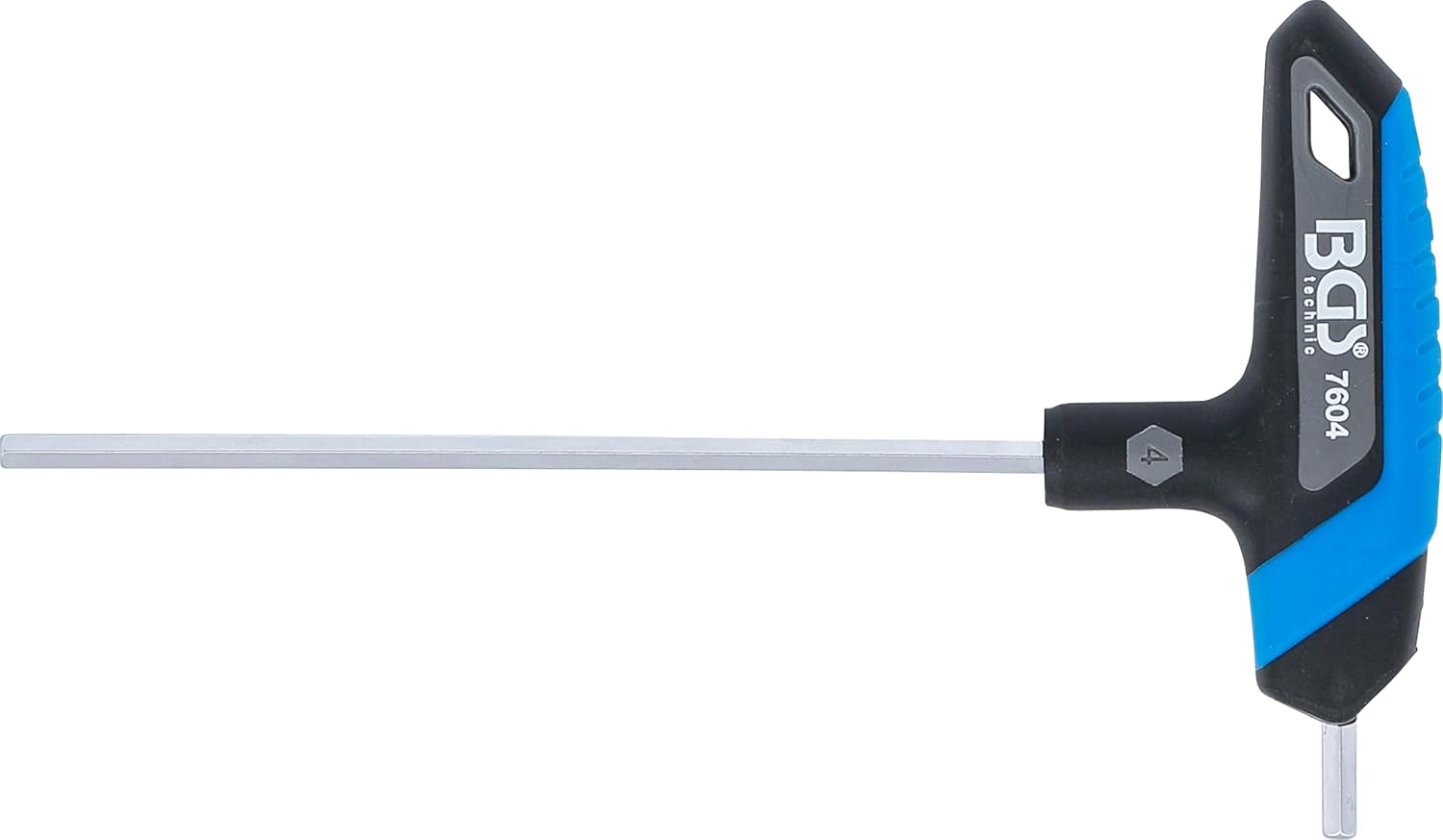 Detalle de BGS 7604 schroevendraaier met T-greep, binnenzeskant 4 mm
