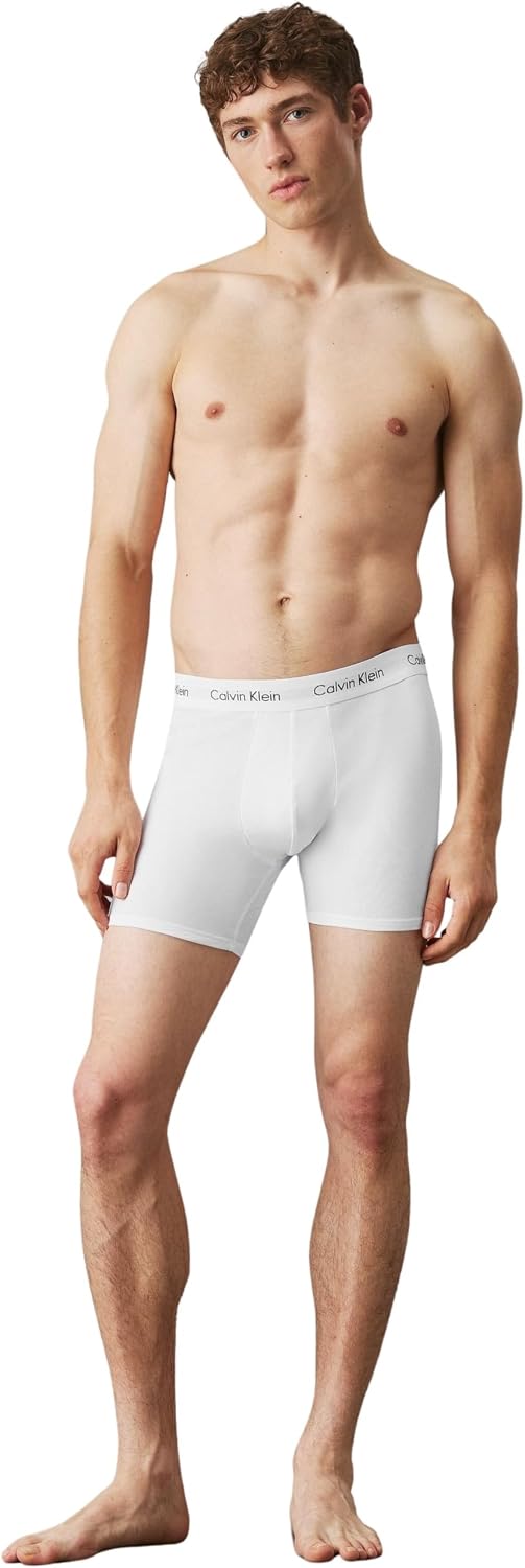 Detalle 2 de Calvin Klein Herren 3er Pack Boxershorts Stretch – Mehrfarbig, XL
